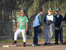 Hunter's second baseball practice