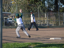 Hunter's second baseball practice