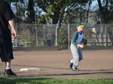 Hunter's second baseball practice