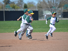 Hunter's third baseball practice