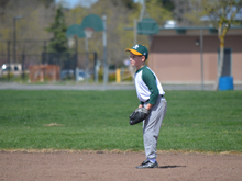 Hunter's third baseball practice