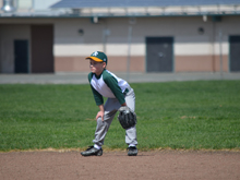 Hunter's third baseball practice