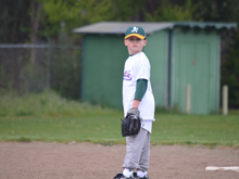 Hunter's fourth baseball practice