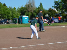 Hunter's thirteenth baseball game