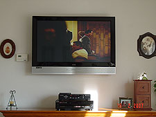 New 42-inch plasma TV.