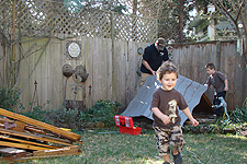 taking down the clubhouse