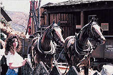 Heidi in Virginia City, Nevada