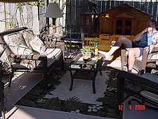 We've brought the rug out again.